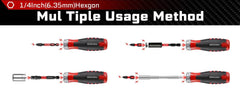 12-in-1 Magnetic Ratcheting Screwdriver - SnaggIt