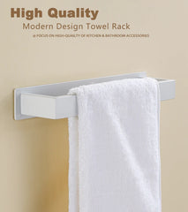 Self-Adhesive Stainless Steel Towel Rack by Snagg A Rack
