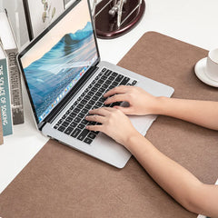 Retro Cowhide Leather Desk Mat for Desktop & Office Use by Snagg A Mouse Pad