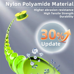 0.08” Twisted Weed Trimmer Line Compatible with Ryobi ONE+ Trimmers