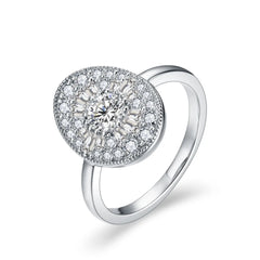 Full Moissanite Twilight Ring