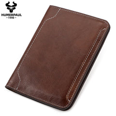 Genuine Leather RFID Passport Holder