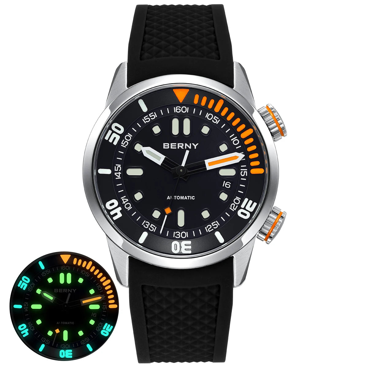 BERNY 20BAR Diver Men’s Automatic Watch
