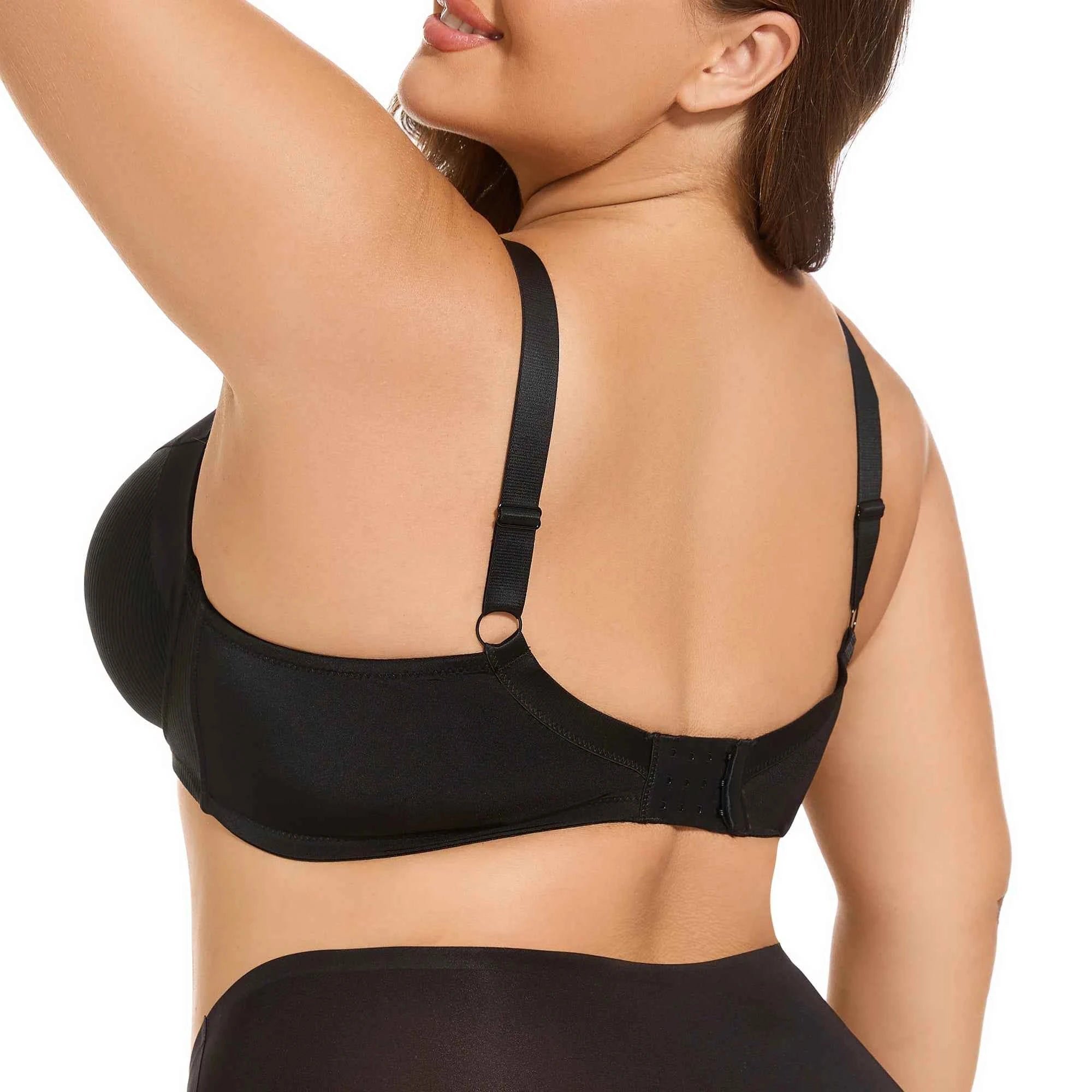 Plus Size Push Up T-Shirt Bra | Lightly Padded Full Coverage Underwire Lifting Support
