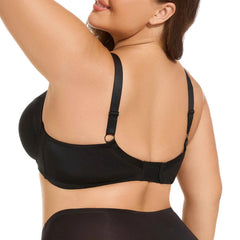Plus Size Push Up T-Shirt Bra | Lightly Padded Full Coverage Underwire Lifting Support