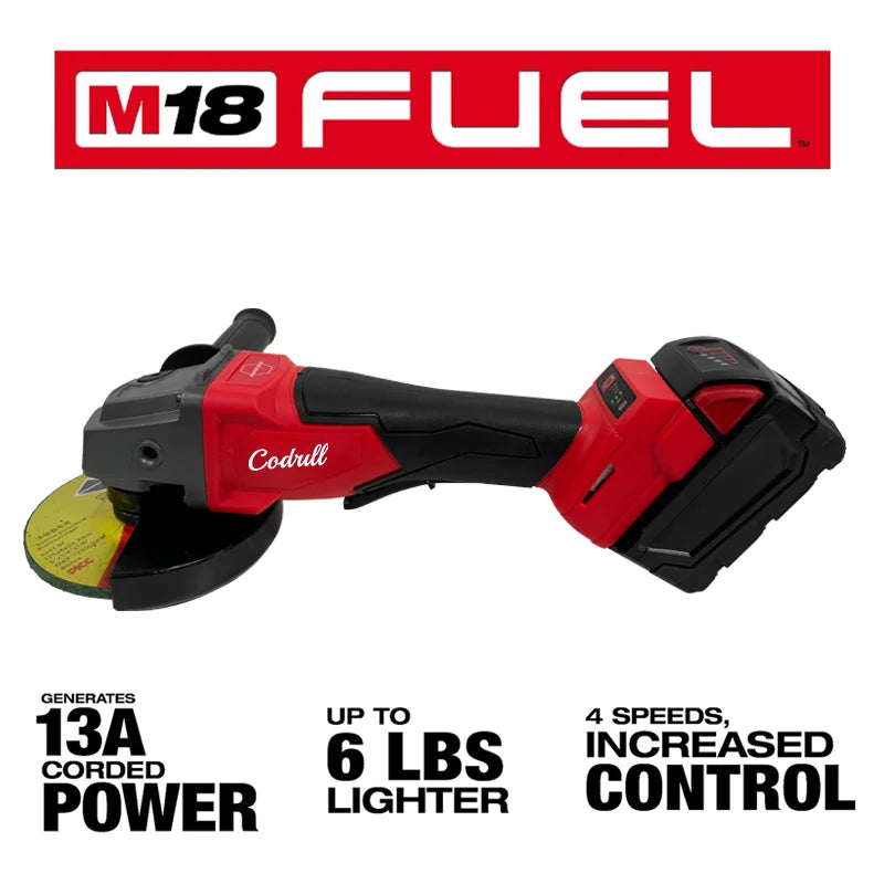 100/125mm Brushless Cordless Angle Grinder