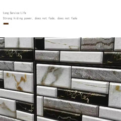 3D Self-Adhesive Brick Wall Stickers - SnaggIt