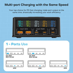 160W GaN USB Charging Station | Wireless + 100W 65W PD PPS Fast Charger for MacBook iPhone Samsung