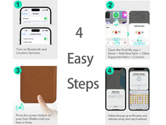 MagSafe Compatible Magnetic Wallet with Stand & Find My Tracking by Snagg A MagSafe Wallet