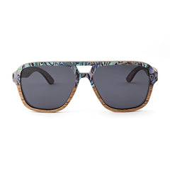 Shell Wooden Sunglasses