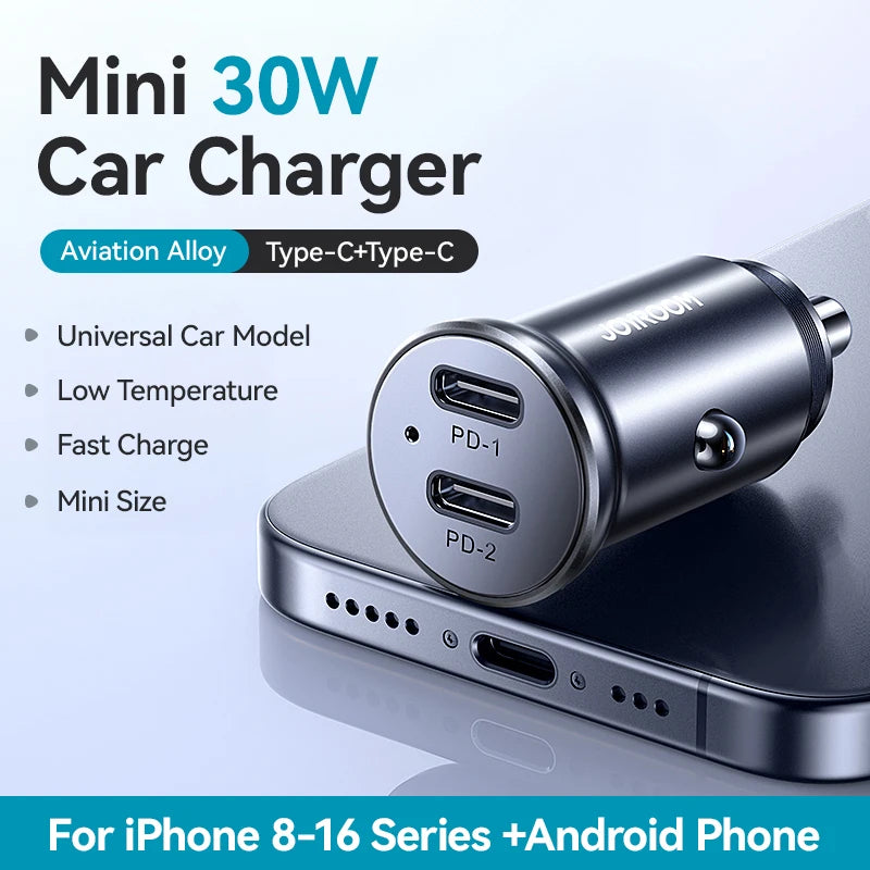 30W Mini Car Charger by Snagg A Car Adapter