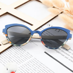 Cat Eye Wood Sunglasses