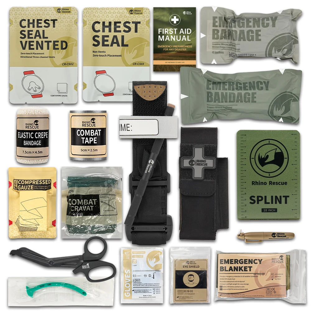 Tactical First Aid Supplies for Emergency Survival & Combat Care by Snagg An Emergency Kit