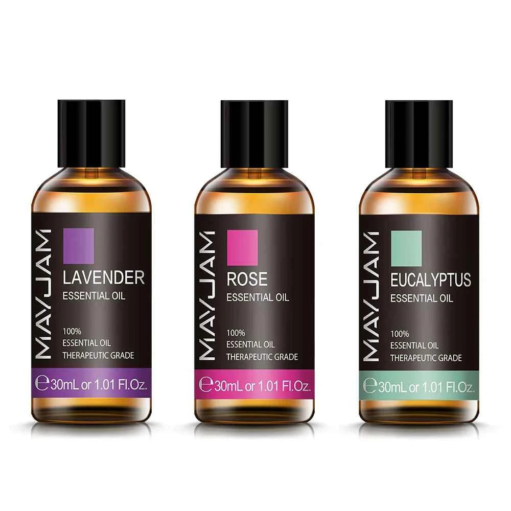 Professional Botanical 3 Piece Essential Oil Collections – 100% Pure Plant Extracts in 10ml & 30ml Configurations