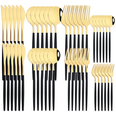 48pcs Stainless Steel Cutlery Set by Snagg A Dinnerware