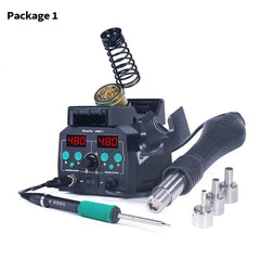 938BD-III 2-in-1 T12 Digital Soldering Station with Hot Air Gun - SnaggIt