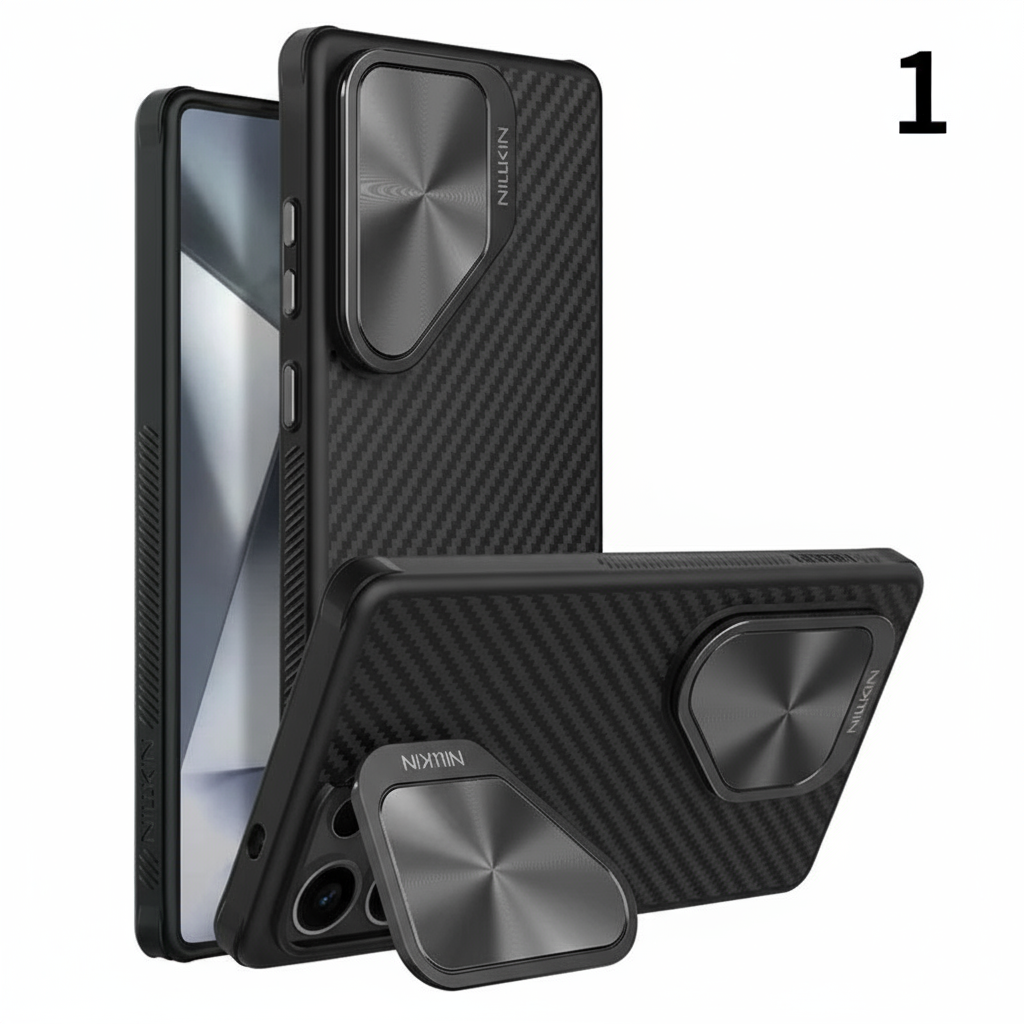 Magsafe Aramid Fiber Case For Samsung Galaxy S25 Ultra With Kickstand