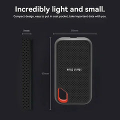 Portable SSD 1TB/2TB High Speed External for Laptops, Phones & Mac Devices by Snagg An External