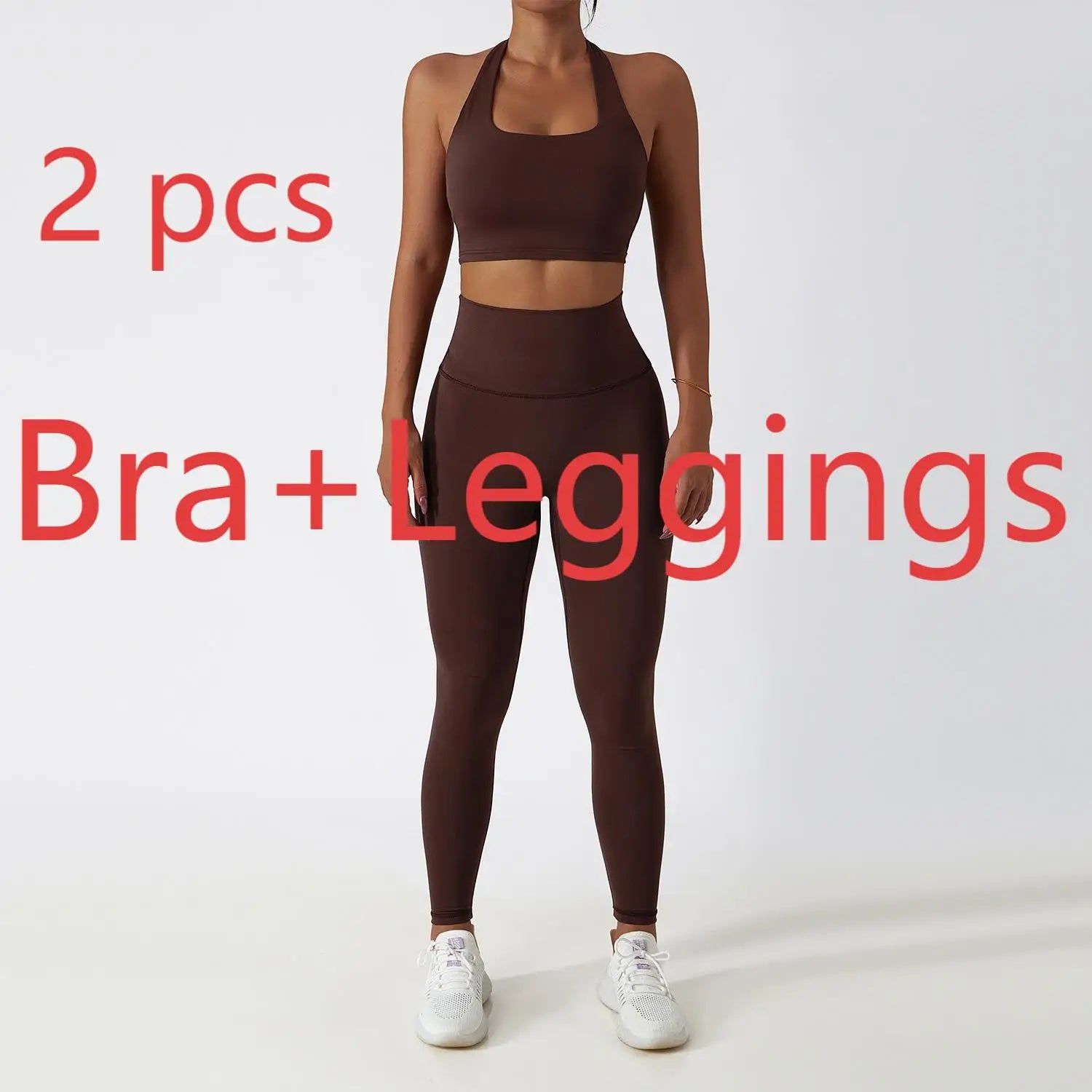 Women's 2/3-Piece Soft Breathable Yoga Set | High Waist Fitness Gym Suit Tracksuit Workout Clothes