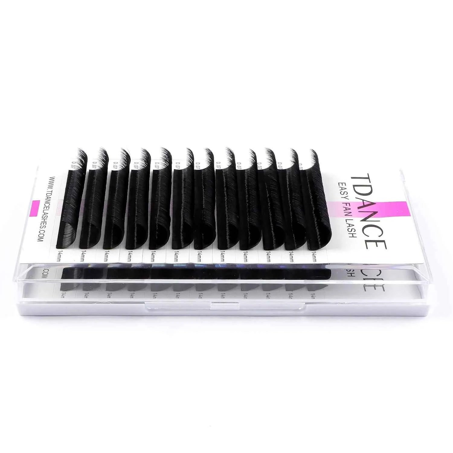 Professional 10 Piece Self-Fanning Eyelash Set – Rapid Blooming Extension Kit