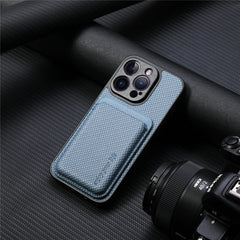 Carbon Fiber Style PU Leather MagSafe Case for iPhone 17 Air / Series (LM2) by Snagg A Phone Case
