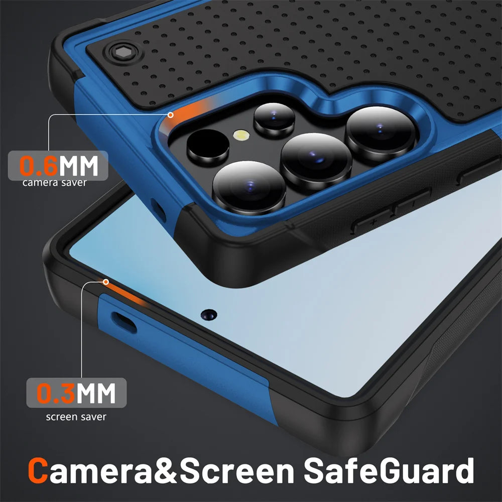 Shockproof Contrast Color Bumper Case – for Samsung Galaxy S23 Series - Phone Cases & Covers