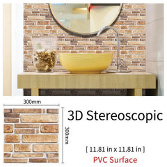 Imitation Brick & Cobblestone Wall Stickers by Snagg A Wall Sticker
