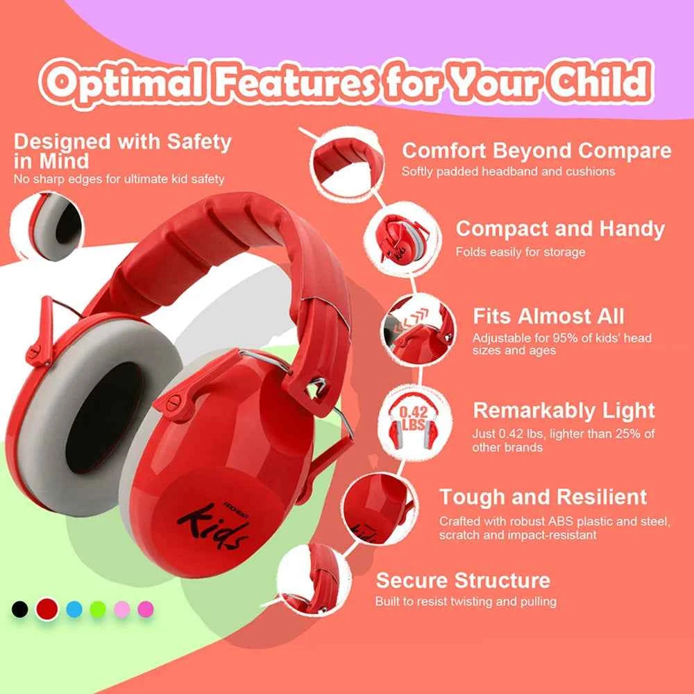 Kids earmuffs with padded headband – image 5