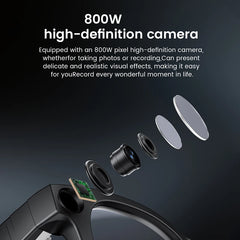 E02C AI Smart Glasses – 1080P HD Camera with 32GB & Photochromic Lenses