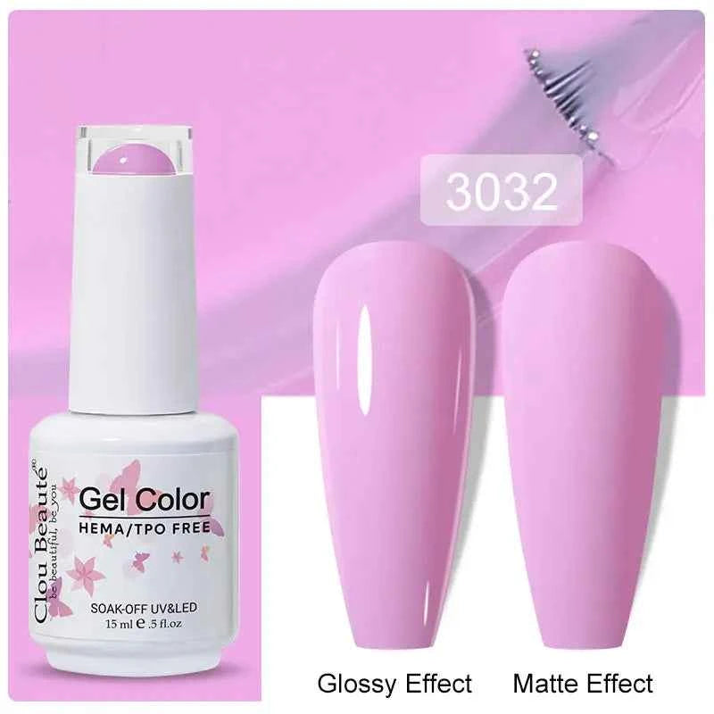 Professional 15ml HEMA & TPO Free Gel Polish – High-Performance Red & Multi Tone Semi Permanent Varnish