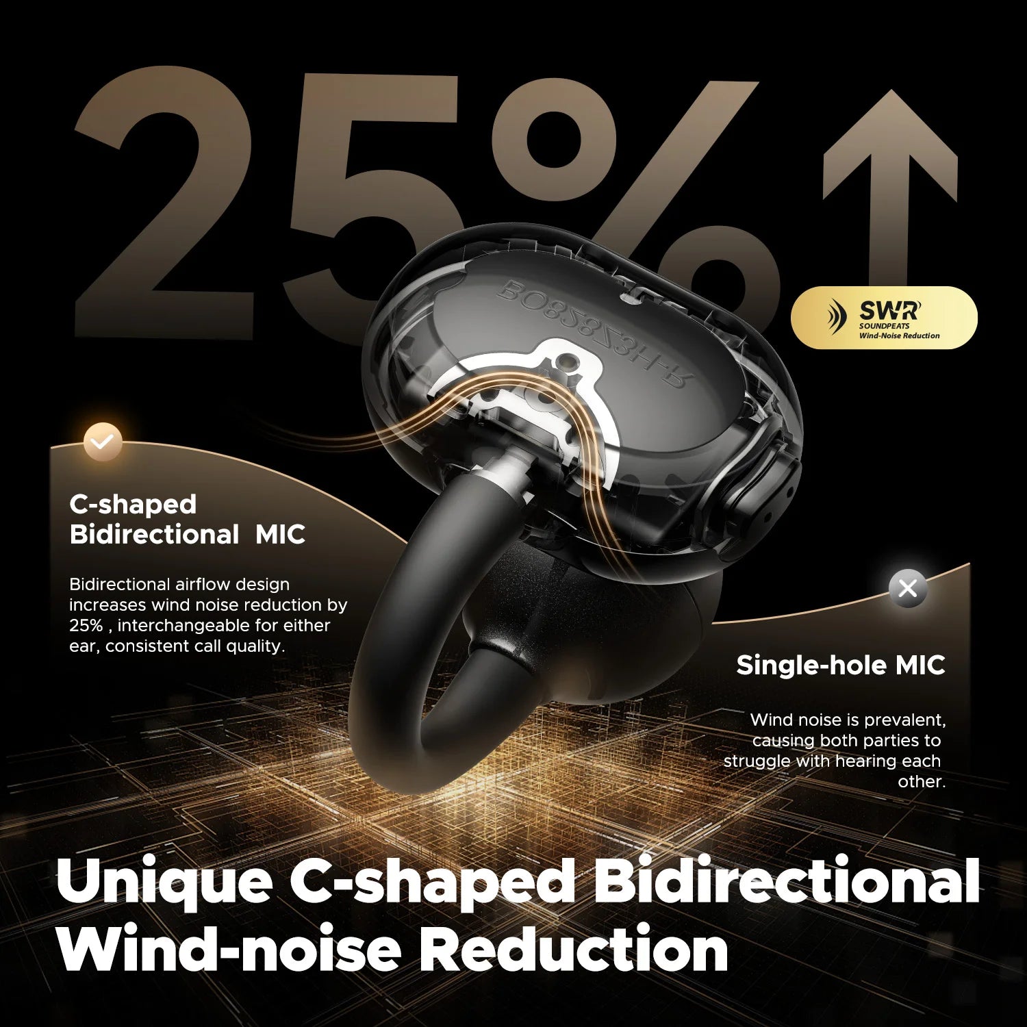 Open Ear Wireless Earbuds – Bluetooth 5.4 Earphones by Snagg An EarBud