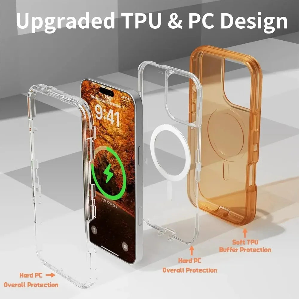 Rugged OTT Armor MagSafe Clear Case – for iPhone 14 Series - Phone Cases & Covers
