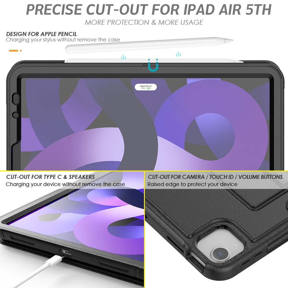 Leather Case for iPad 11th 10.2 9th 8th 7th Series by Snagg An iPad Case