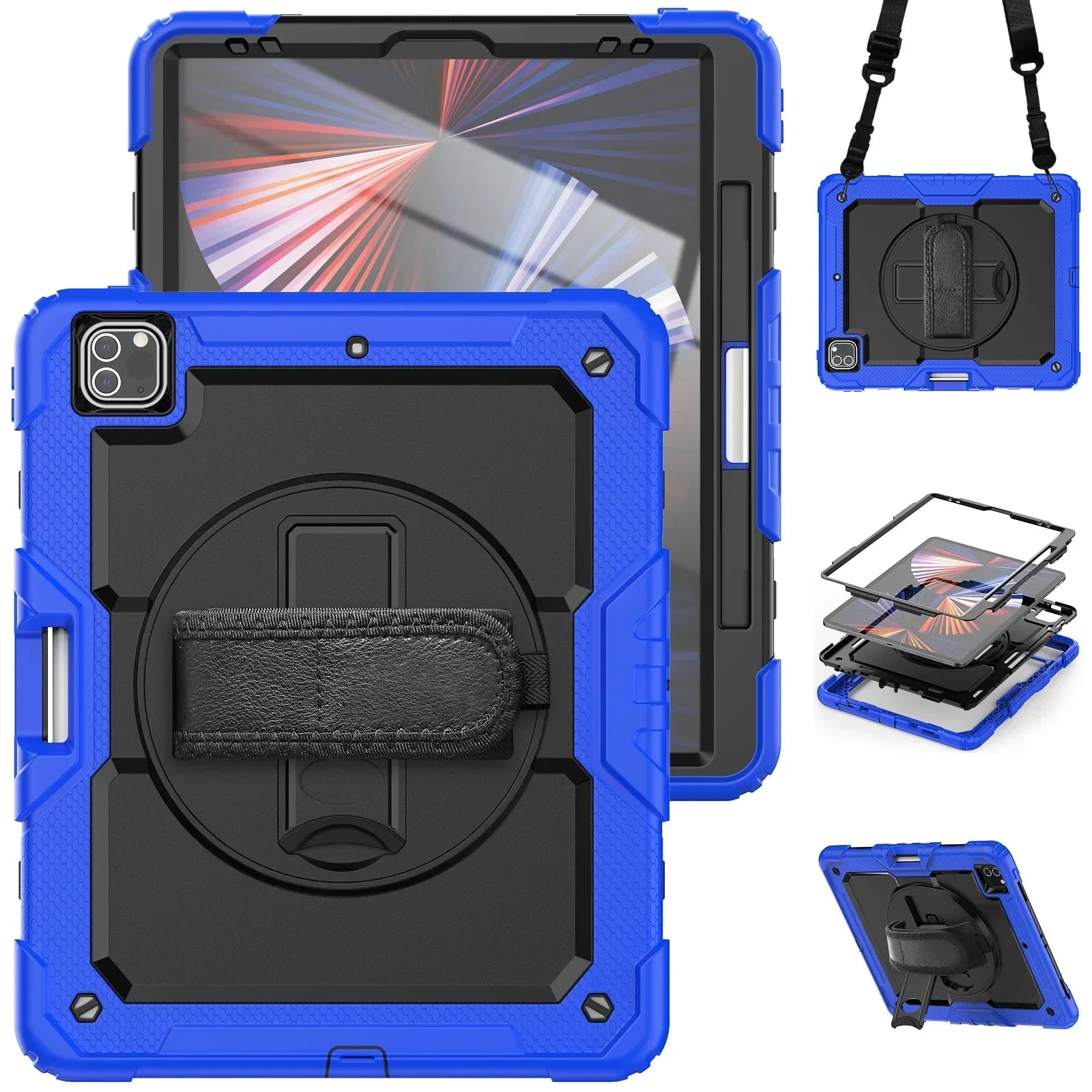 360 Rotation Kids Stand Tablet Case for IPad Series by Snagg An iPad Case