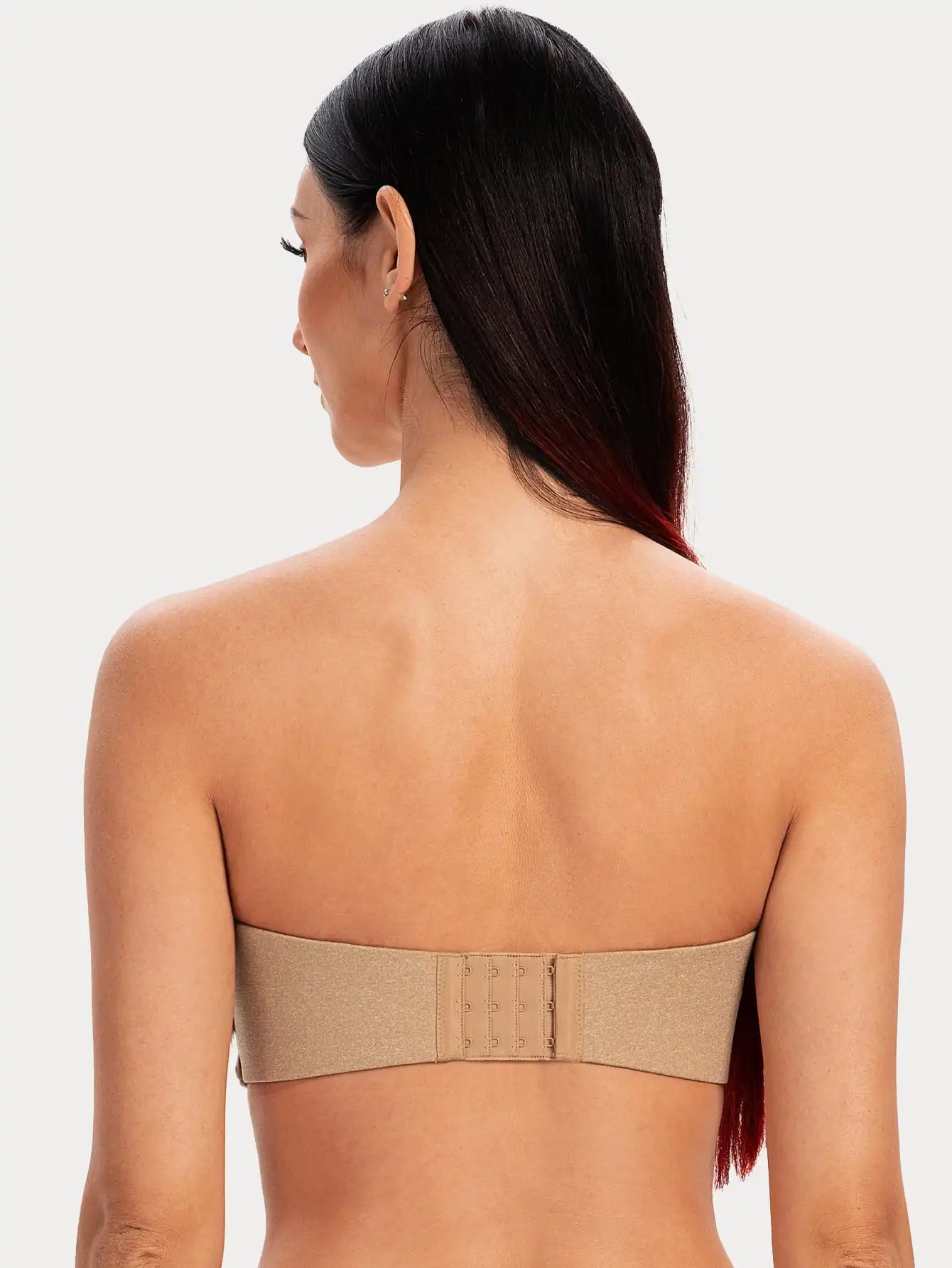 Strapless Minimizer Bra | Underwire Bandeau Half Cup Full Support