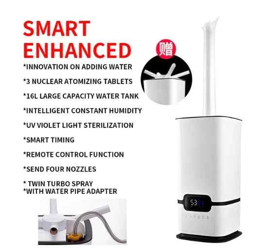 16L 100-240V Industrial Air Ultrasonic Humidifier