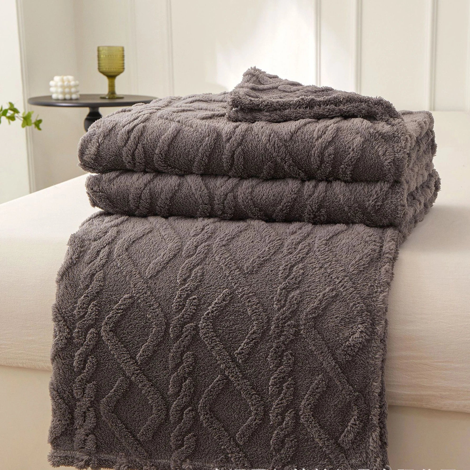 Winter Sherpa Blanket Ultra Soft & Cozy Warmth by Snagg A Throw