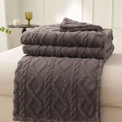Winter Sherpa Blanket Ultra Soft & Cozy Warmth by Snagg A Throw
