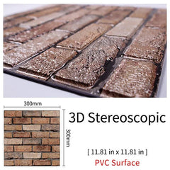 Imitation Brick & Cobblestone Wall Stickers by Snagg A Wall Sticker
