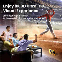 HDMI 2.1 Switch 8K & 4K for PS5, Xbox, Monitor & Projector by Snagg An HDMI Switch