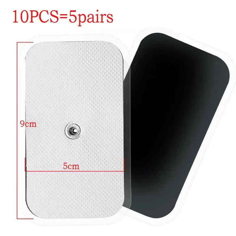 Electric TENS EMS Electrode Pads – Reusable Gel Therapy Replacement Pads