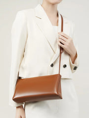 Luxury Leather Underarm Shoulder Bag – High-Sense Fashion Crossbody Handbag for Women, All Seasons