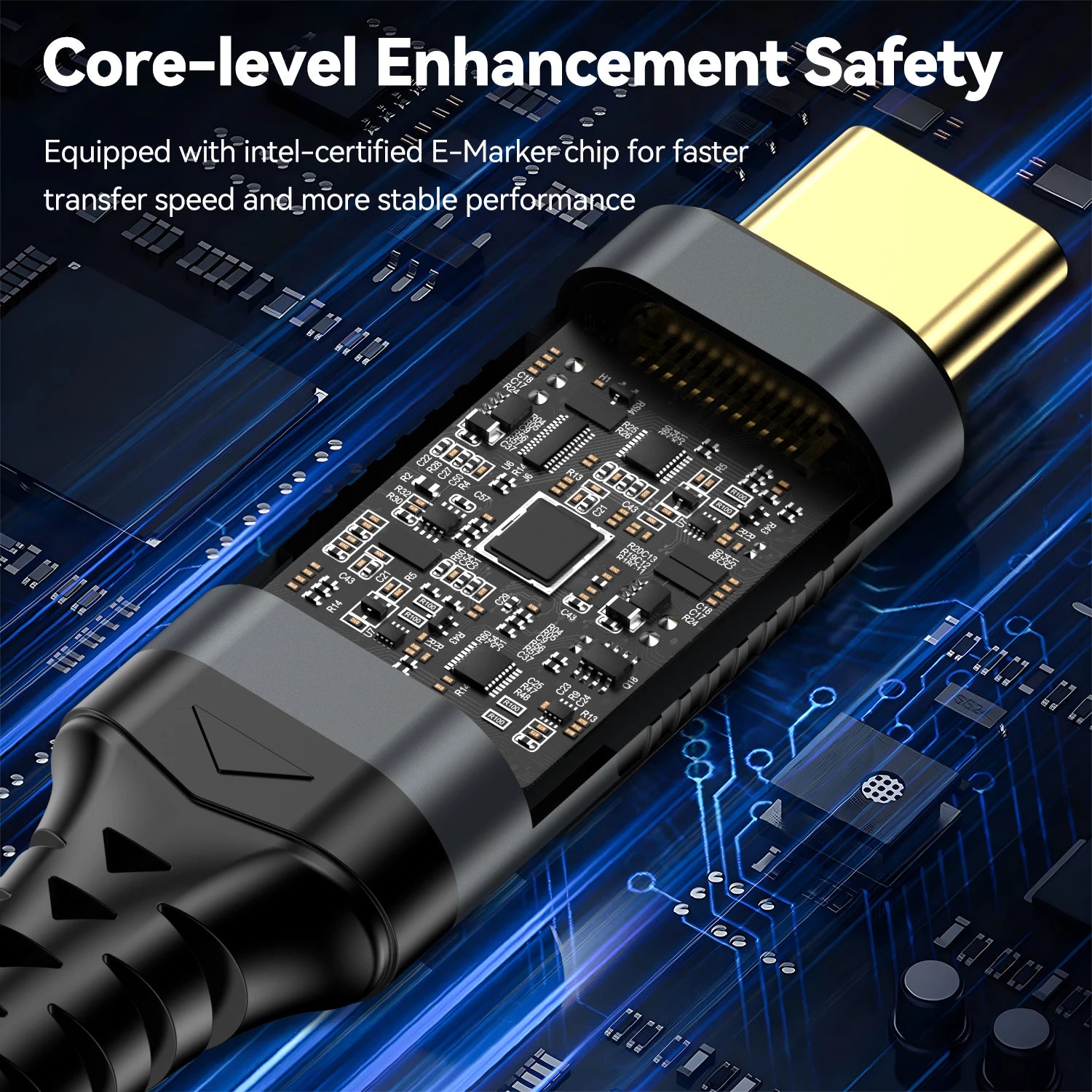 80Gbps PD 240W Type-C To Type-C Charging Cable by Snagg A Charging Cable
