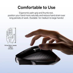 Multi Device Wireless Mouse | M+ Cross-Computer Technology & Precision Laser Navigation