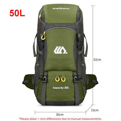 50L Large Hiking & Travel Backpack - SnaggIt