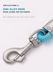 Floral Printing Pet Leash – Padded Handle & Reflective Safety by Snagg A Leash