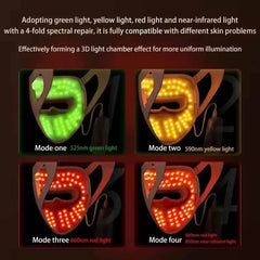 Red Light Therapy LED 4 Colors Facial Mask