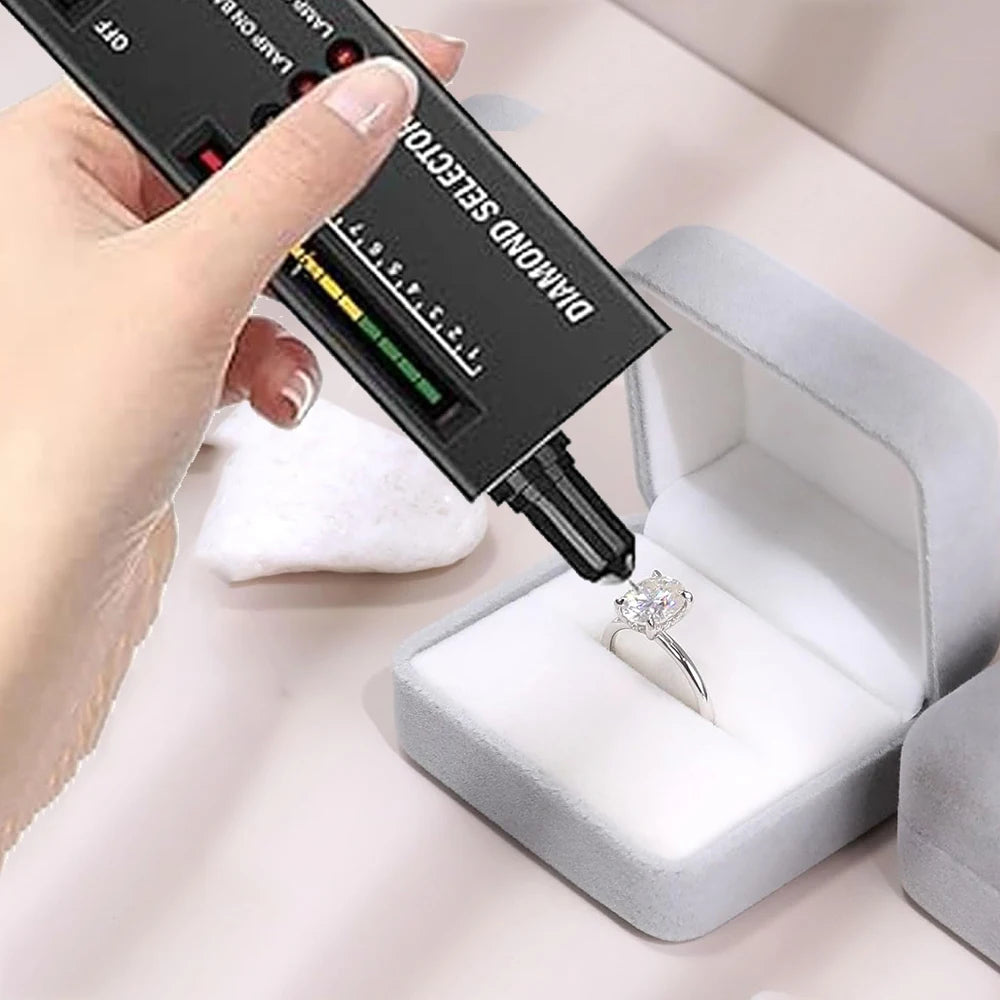 Oval Moissanite Ring by Snagg A Ring