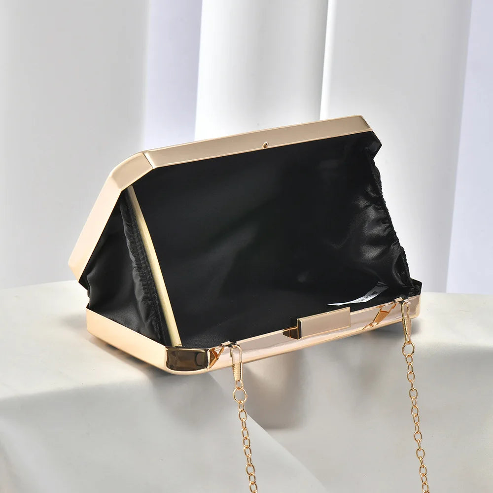 Hollow Out Acrylic Evening Purse