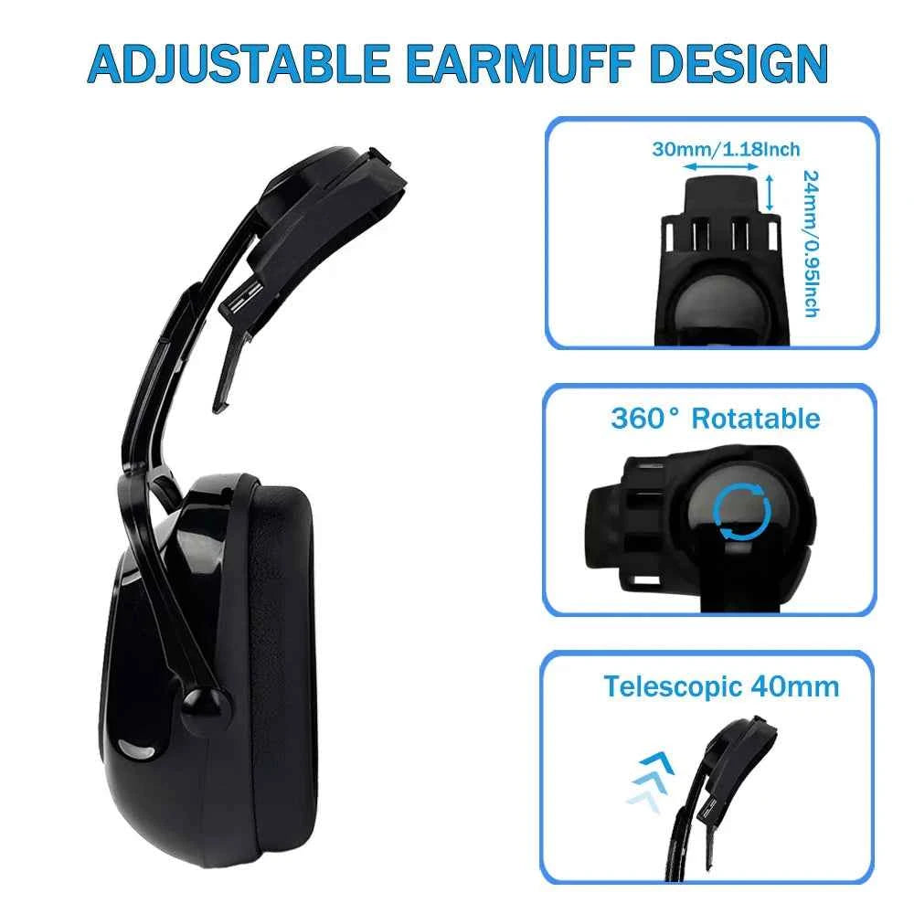Hard hat slot-mount earmuffs – image 3